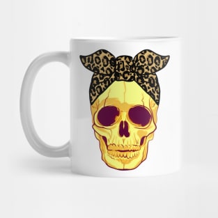 Skull with bandana Mug